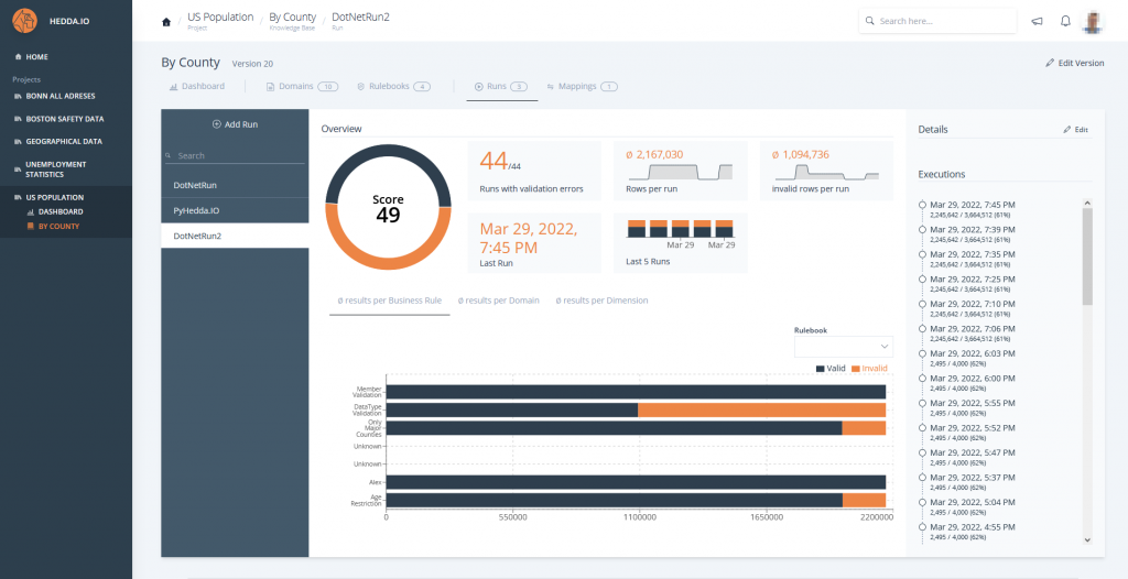 HeddaScreenRunsStatistics